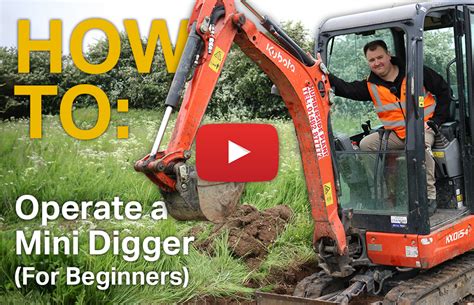 mini excavator training toronto|operating mini digger beginner.